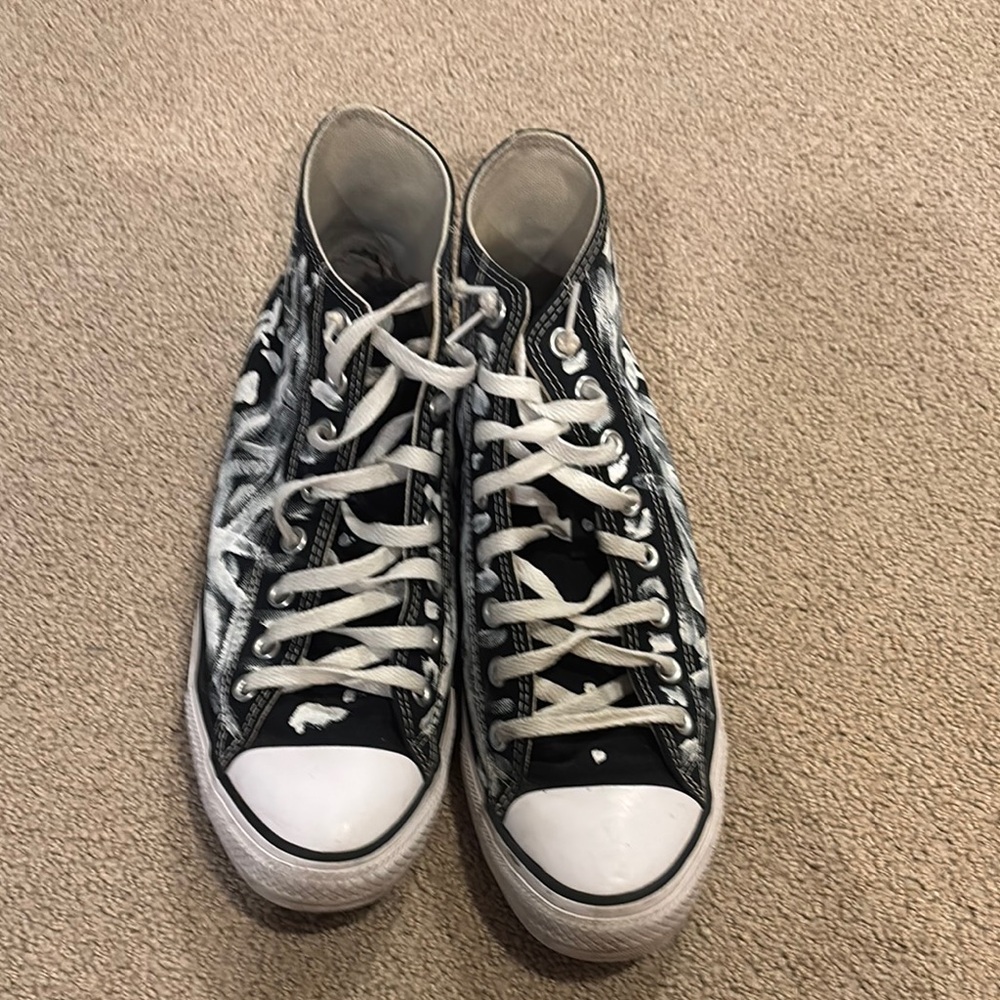 Painted Converse Chuck Taylor All Star High Tops Custom Job